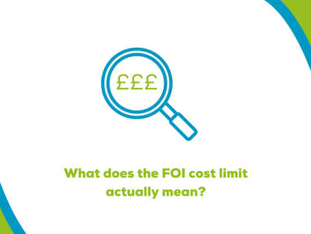 What does the FOI cost limit actually mean?